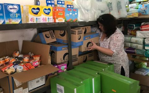 Storing donations in Bohuslav